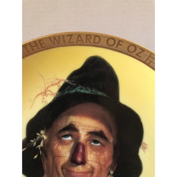 WIZARD OF OZ BY HAMILTON DOROTHY & SCARECROW PLATES - Picture 9 of 15